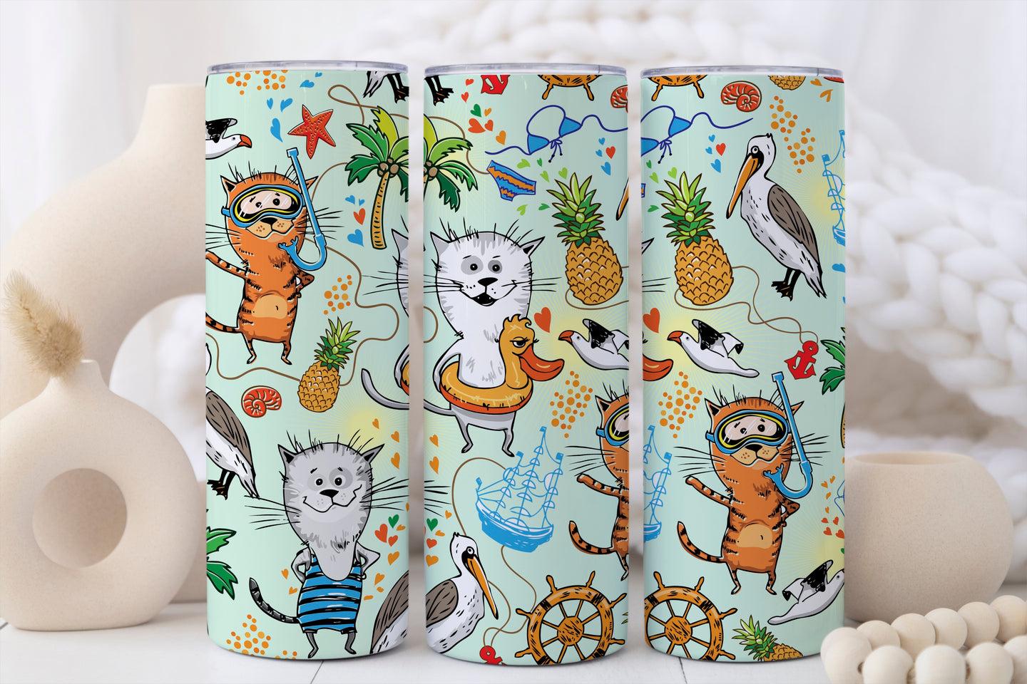 Skinny Tumbler Feline